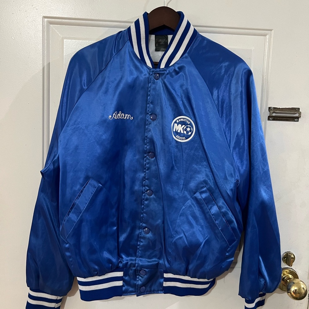 Manhattan Kickers Blue Varsity Jacket